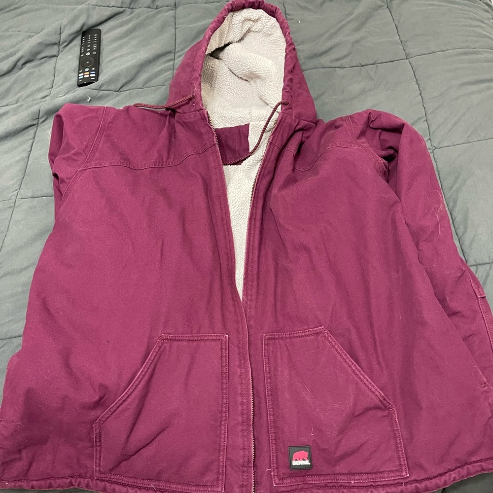 Bernie Heavy Duty Fleece Line Coat size 4X. Hardly worn